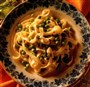 Pasta med frisk gedeost og ærter
