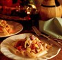 Penne med farverig sovs